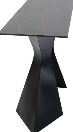 KARE Konsole Gloria Schwarz Keramik 140x81cm