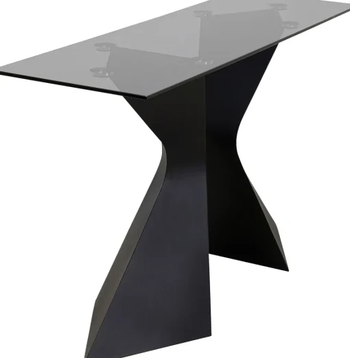 KARE Konsole Gloria Schwarz 140x81cm