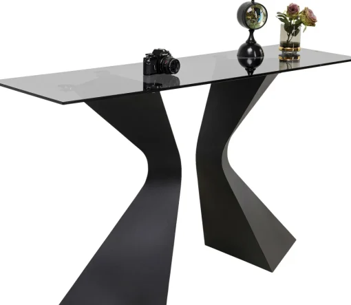 KARE Konsole Gloria Schwarz 140x81cm