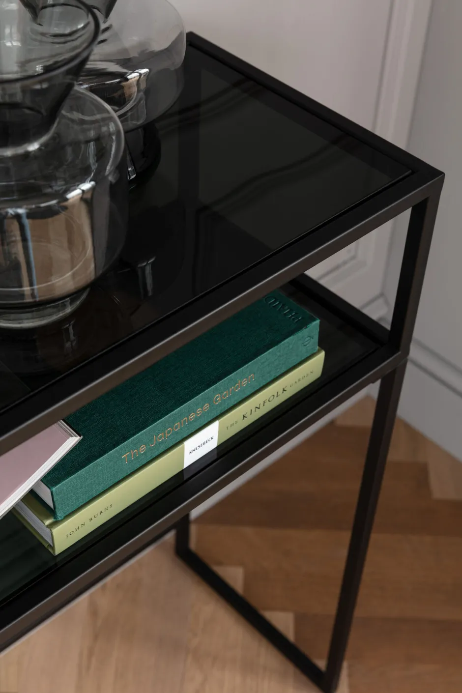 KARE Konsole Loft Schwarz 80x85