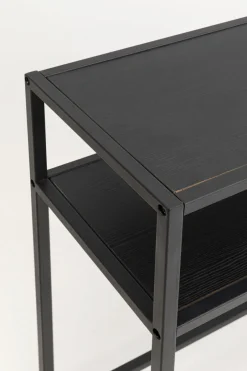 KARE Konsole Loftie Schwarz 80x80cm