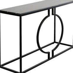 KARE Konsole Miami Loft Schwarz 120x75cm
