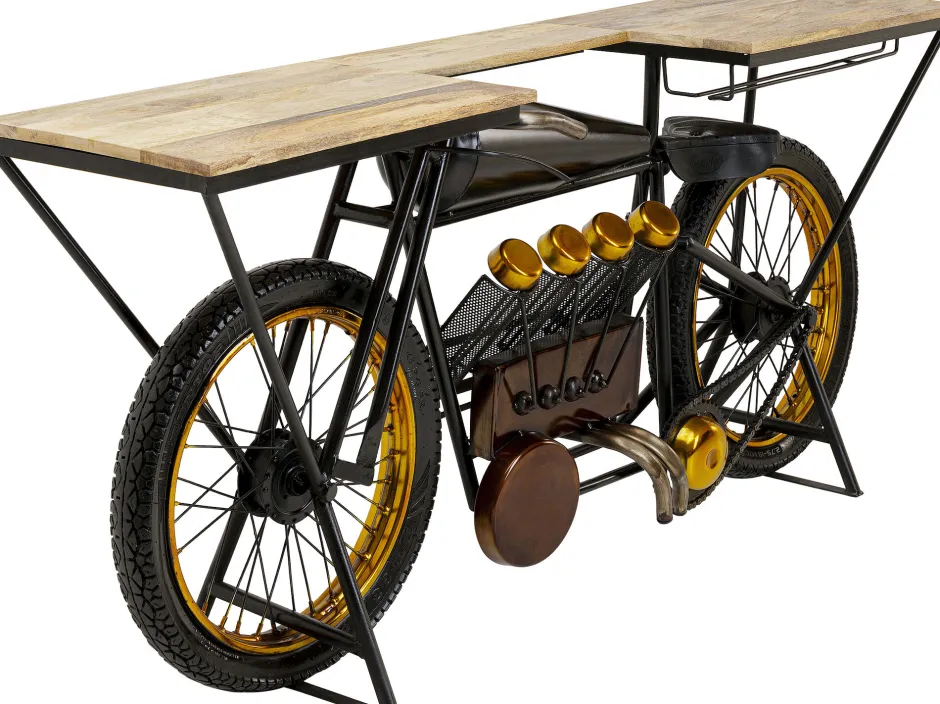 KARE Konsole Motorbike Schwarz