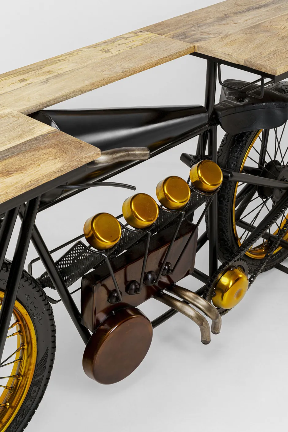 KARE Konsole Motorbike Schwarz