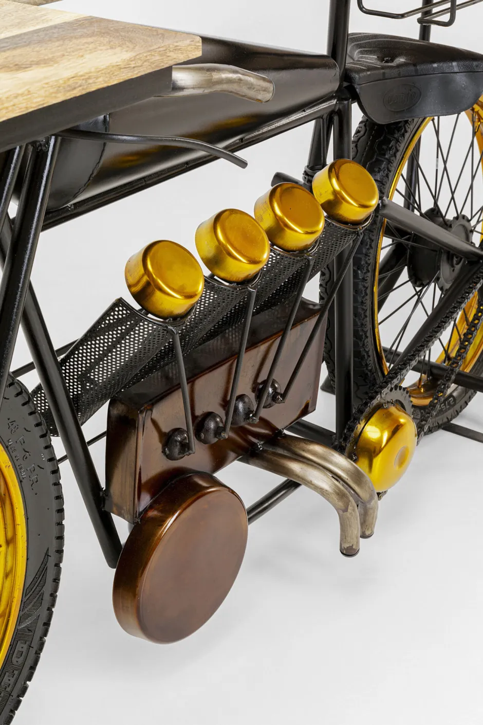 KARE Konsole Motorbike Schwarz