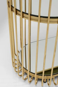 KARE Konsole Wire Brass 81x78cm