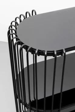 KARE Konsole Wire Schwarz 81x78cm