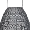 KARE Laterne Hayat Cone Schwarz 37cm
