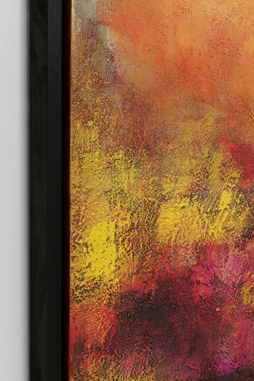 KARE Leinwandbild Jardin Rot 125x215cm
