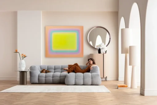 KARE Leinwandbild Tendency Gelb 120x160cm
