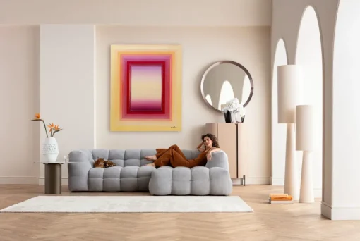 KARE Leinwandbild Tendency Lila 140x170cm