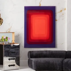 KARE Leinwandbild Tendency Rot 120x160cm
