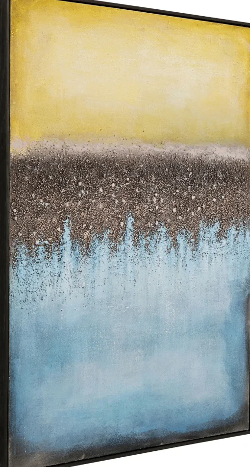 KARE Leinwandbild Vista Blau 90x120cm