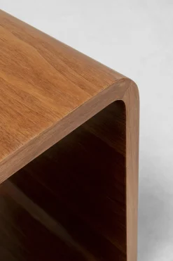 KARE Lounge Cube MDF Walnuss