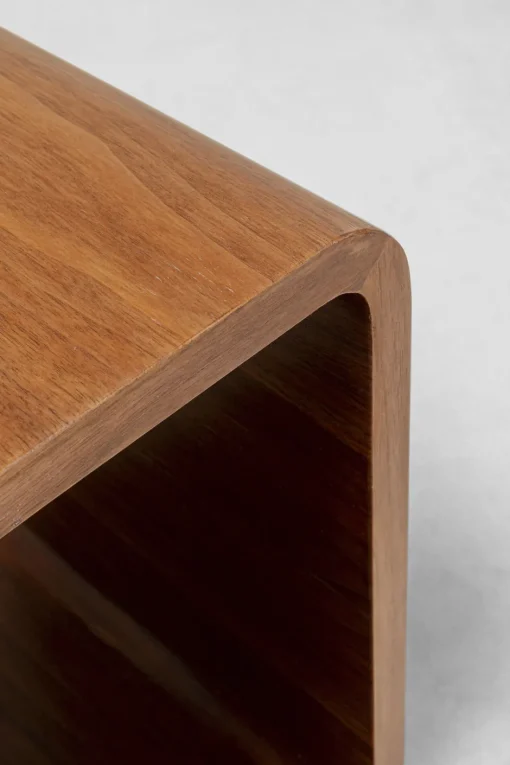 KARE Lounge Cube MDF Walnuss