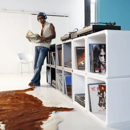 KARE Lounge Cube MDF White