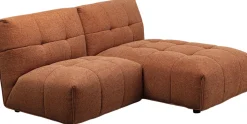 KARE Recamiere Boogie Braun 147cm