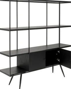 KARE Regal Cosy Sixties Schwarz 180x183cm