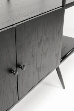 KARE Regal Cosy Sixties Schwarz 180x183cm