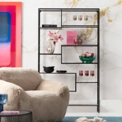 KARE Regal Loft Schwarz Bubble 115x195cm