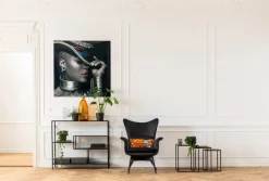 KARE Regal Loft Schwarz 115x100cm