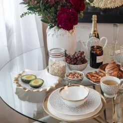 KARE Schale Ginkgo Elegance Rim