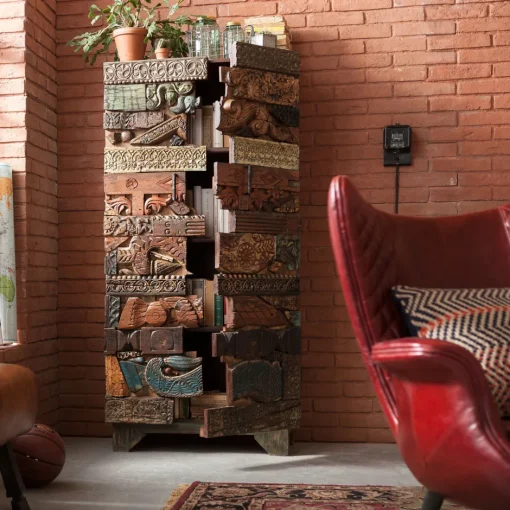 KARE Schrank Shanti Surprise Puzzle 2trg.
