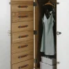 KARE Schrankkoffer Croco White Cosmopolitan
