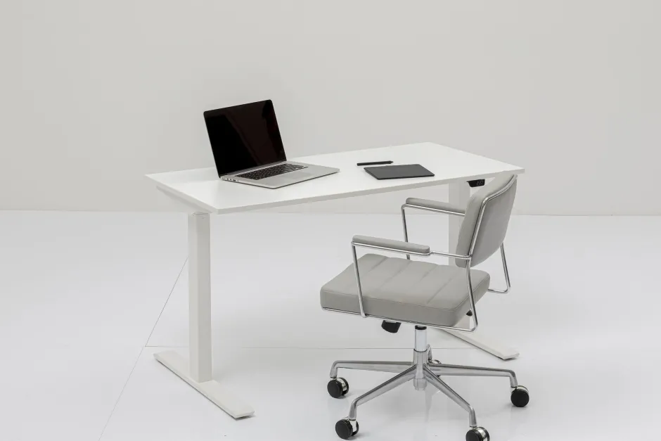 KARE Schreibtisch Office Smart Weiß Weiß 120x60