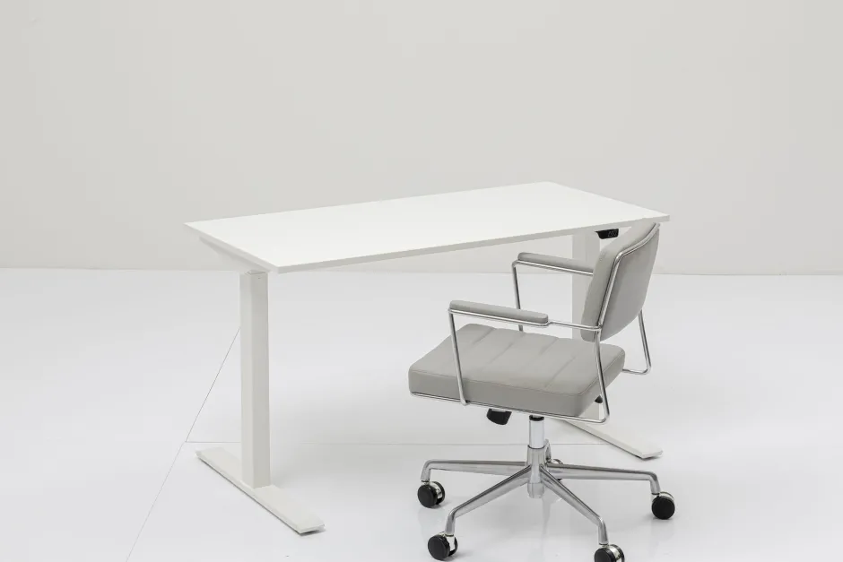 KARE Schreibtisch Office Smart Weiß Weiß 120x60