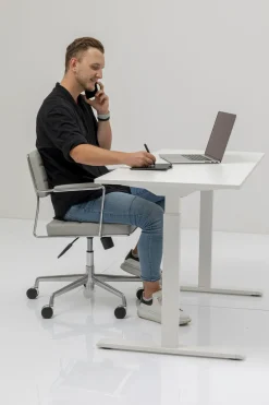 KARE Schreibtisch Office Smart Weiß Weiß 160x80