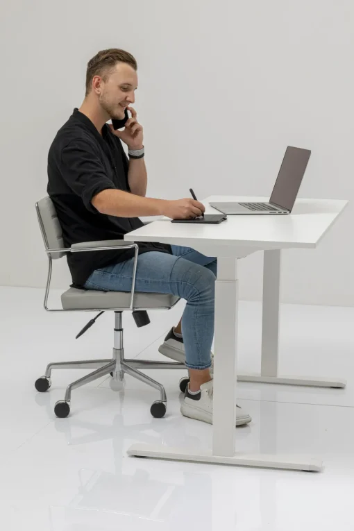 KARE Schreibtisch Office Smart Weiß Weiß 160x80