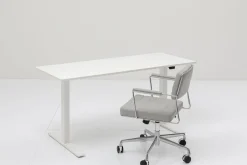 KARE Schreibtisch Office Smart Weiß Weiß 140x70