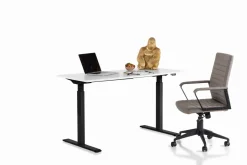 KARE Schreibtisch Office Smart Schwarz Weiß 140x70cm