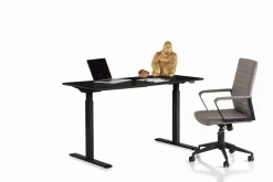 KARE Schreibtisch Office Smart Schwarz Schwarz 140x70