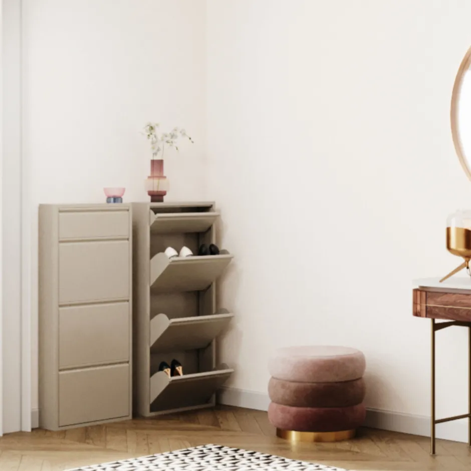 KARE Schuhkipper Caruso 3 Plus 1 Creme (MO)