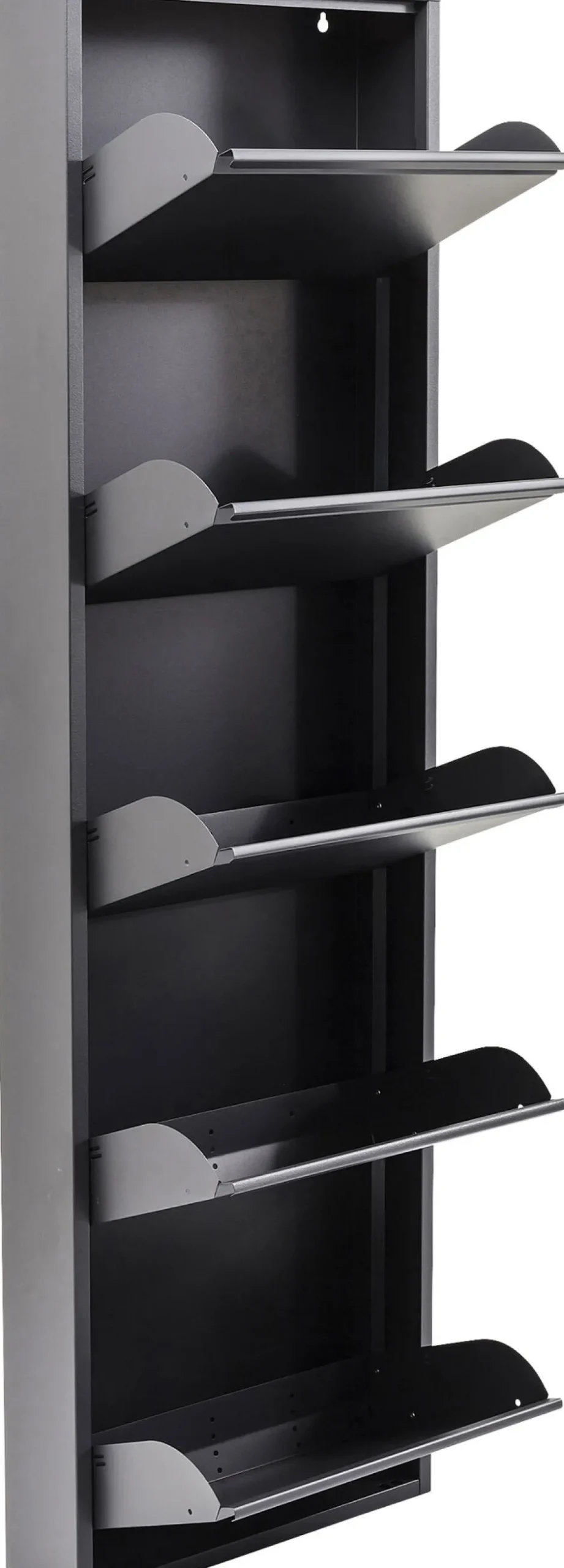 KARE Schuhkipper Caruso 5-er Anthrazit