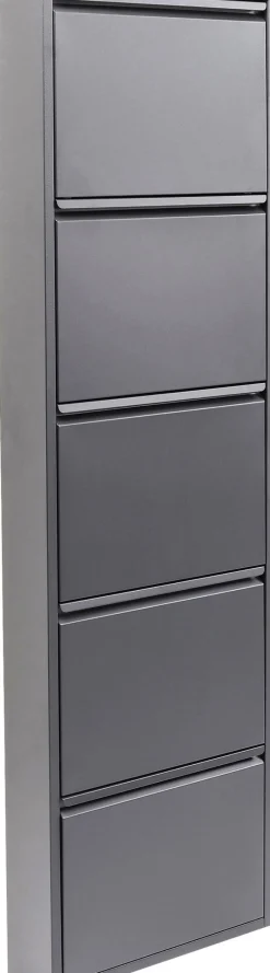 KARE Schuhkipper Caruso 5-er Anthrazit