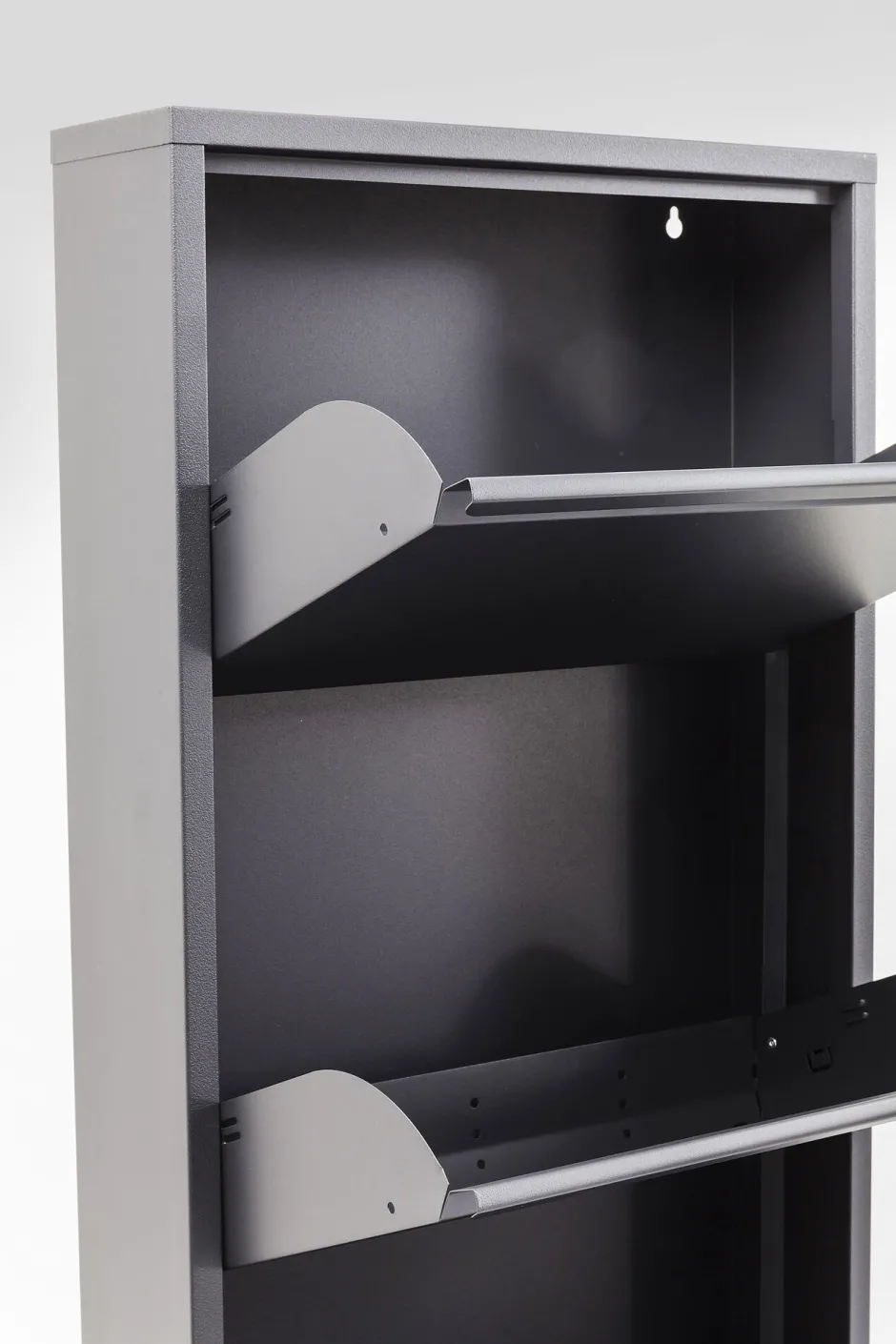 KARE Schuhkipper Caruso 5-er Anthrazit