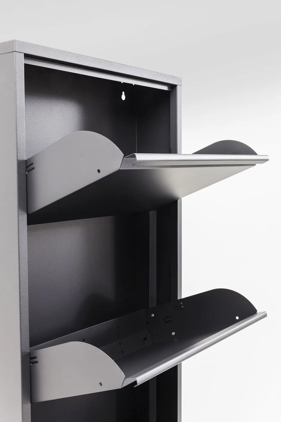 KARE Schuhkipper Caruso 5-er Anthrazit