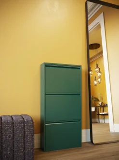 KARE Schuhkipper Caruso 3-er Grün