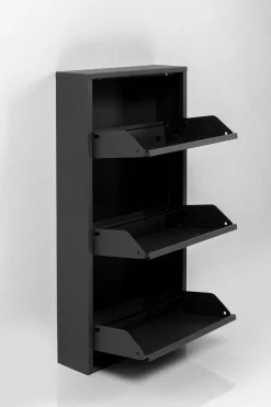 KARE Schuhkipper Caruso 3-er Schwarz