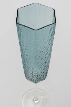 KARE Sektglas Cascata Blau