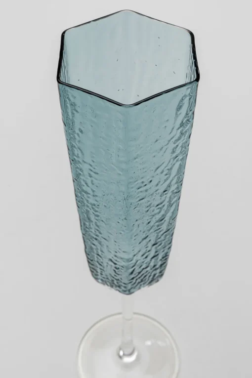 KARE Sektglas Cascata Blau