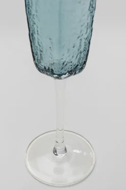 KARE Sektglas Cascata Blau