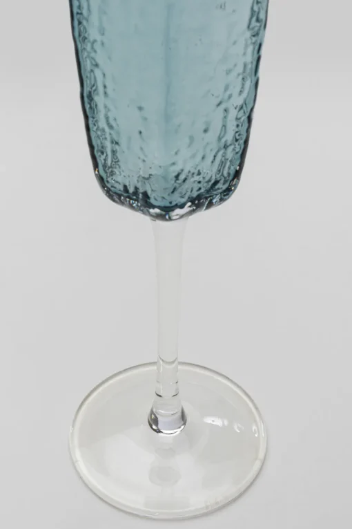 KARE Sektglas Cascata Blau