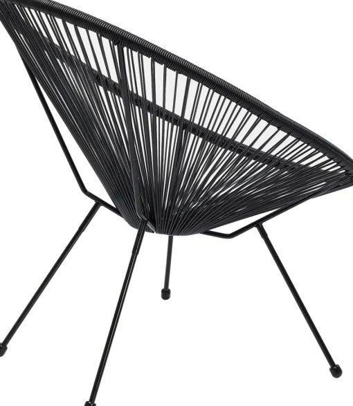 KARE Sessel Acapulco Mono Schwarz