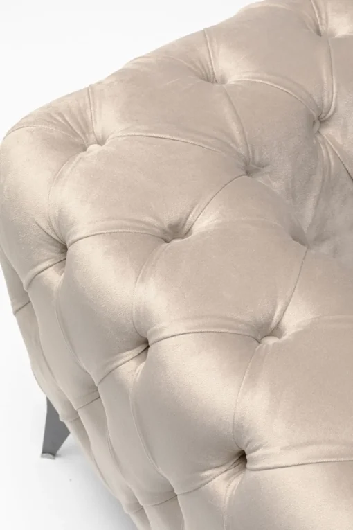KARE Sessel Bellissima Velvet Taupe 120cm