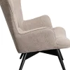 KARE Sessel Black Vicky Hellbraun