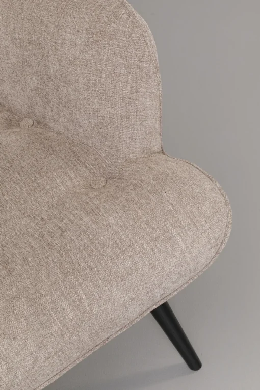 KARE Sessel Black Vicky Hellbraun